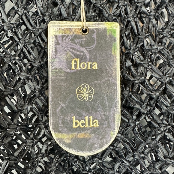 Florabella Baie Beach Tote Bag Rafia Natural Resort NWT - Picture 4 of 8